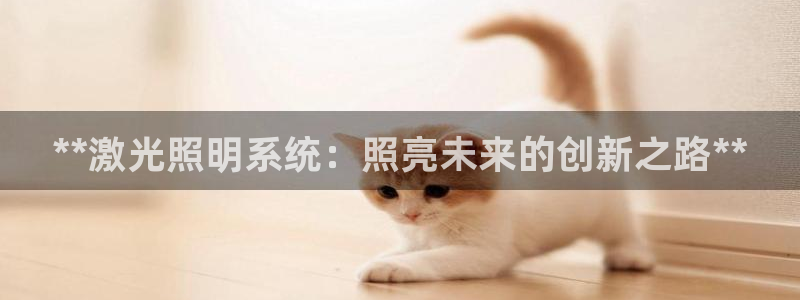 **激光照明系统：照亮未来的创新之路**