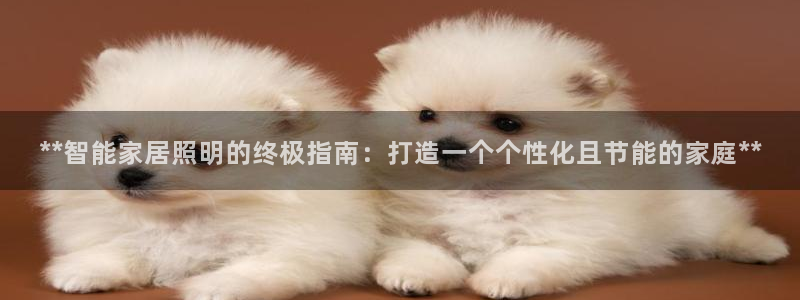 **智能家居照明的终极指南:打造一个个性化且节能的家庭**