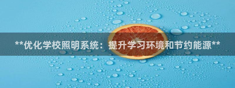 **优化学校照明系统：提升学习环境和节约能源**