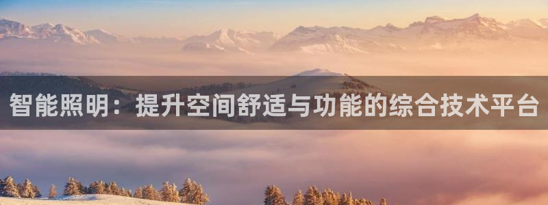 智能照明：提升空间舒适与功能的综合技术平台