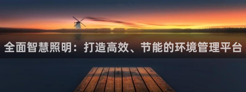 全面智慧照明：打造高效、节能的环境管理平台