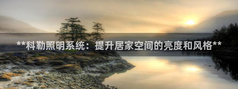 **科勒照明系统：提升居家空间的亮度和风格**