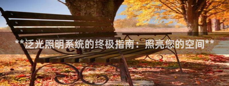 **泛光照明系统的终极指南：照亮您的空间**